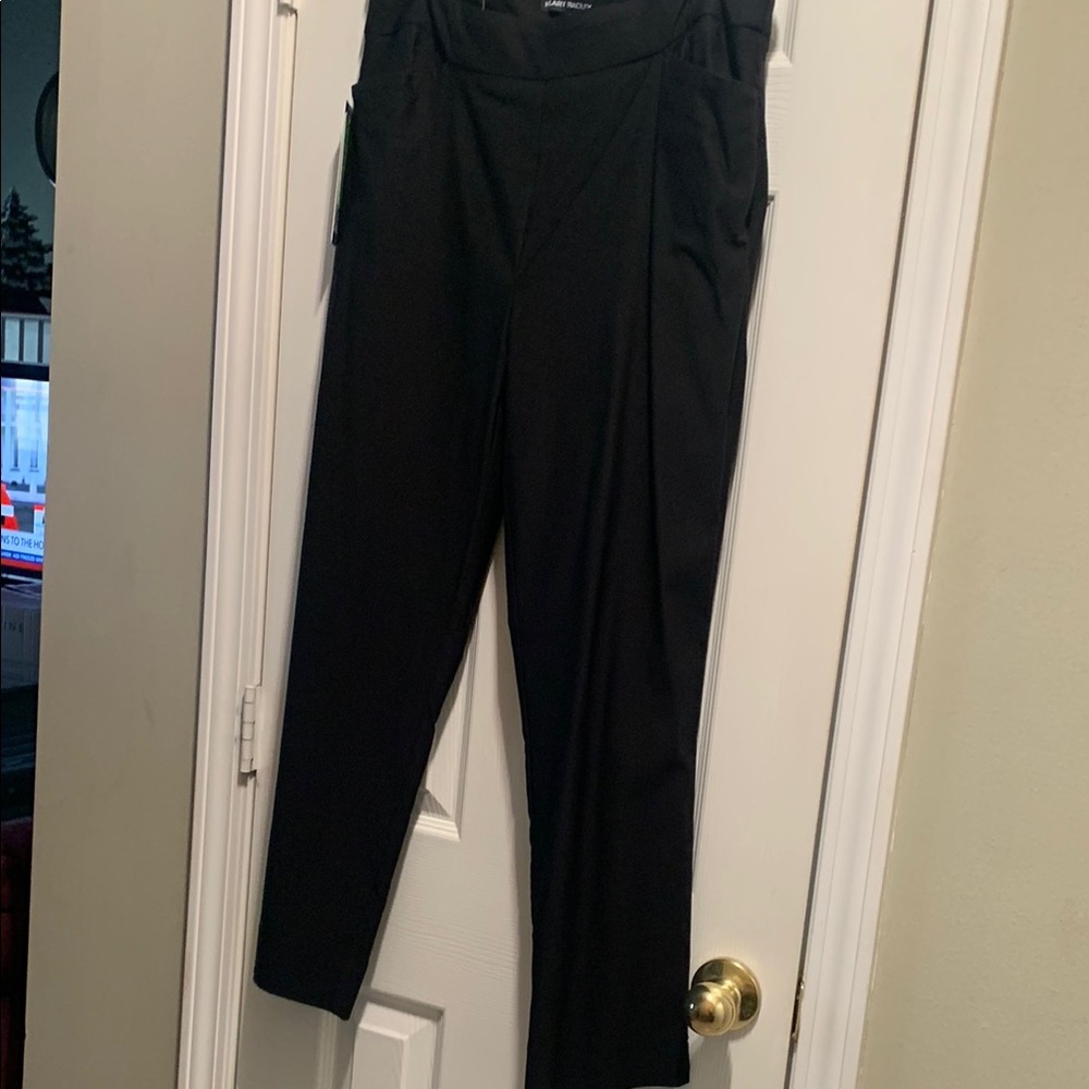 Hilary Radley Black Slim Fit Trousers